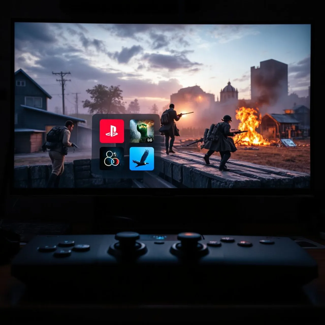 Capa de Battlefield 6 ao lado de Neon Abyss 2 sobre fundo azul com logo do Xbox Game Pass e console Xbox Series X