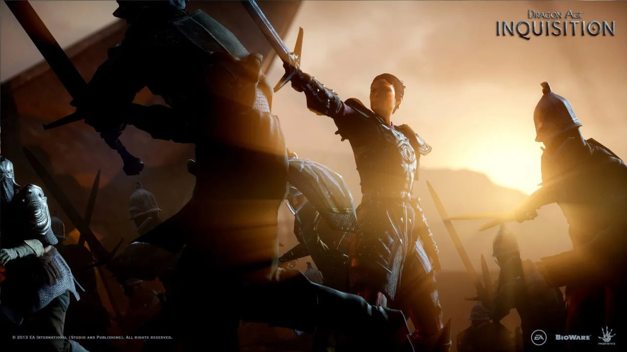 Cena do jogo Dragon Age