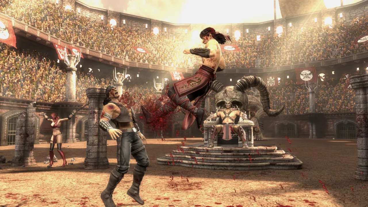Cena do jogo Mortal Kombat