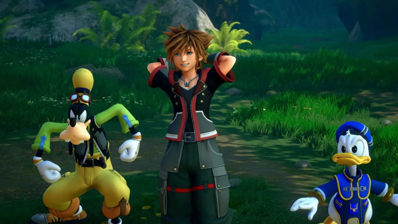 Cena do jogo Kingdom Hearts