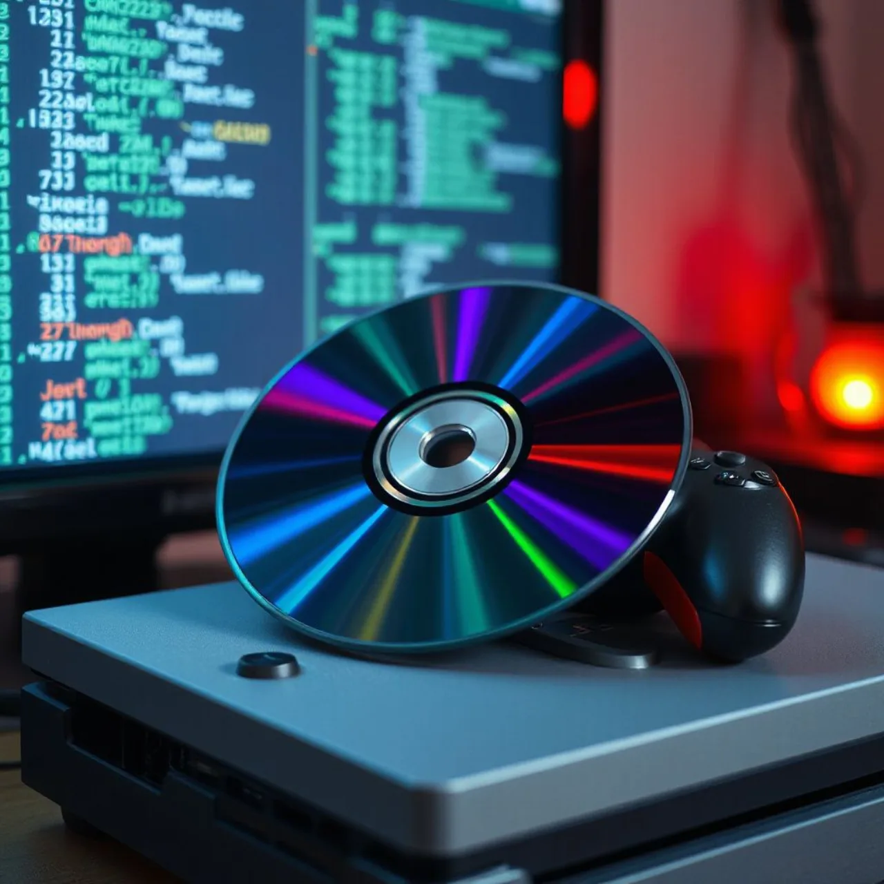 Xbox Series X ao lado de um disco de jogo, com ícone de nuvem digital sobreposto indicando a conversão disc‑to‑digital