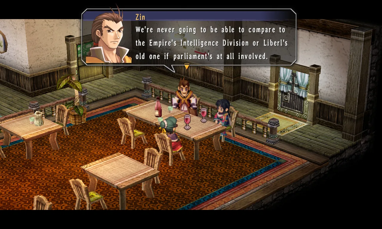 Cena do jogo Trails in the Sky