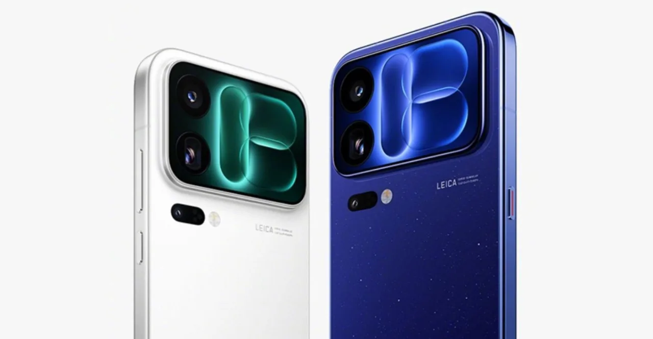 Smartphones Xiaomi 18 Pro e 18 Pro Max exibindo tela de privacidade, câmera dupla de 200 MP e logotipo da marca