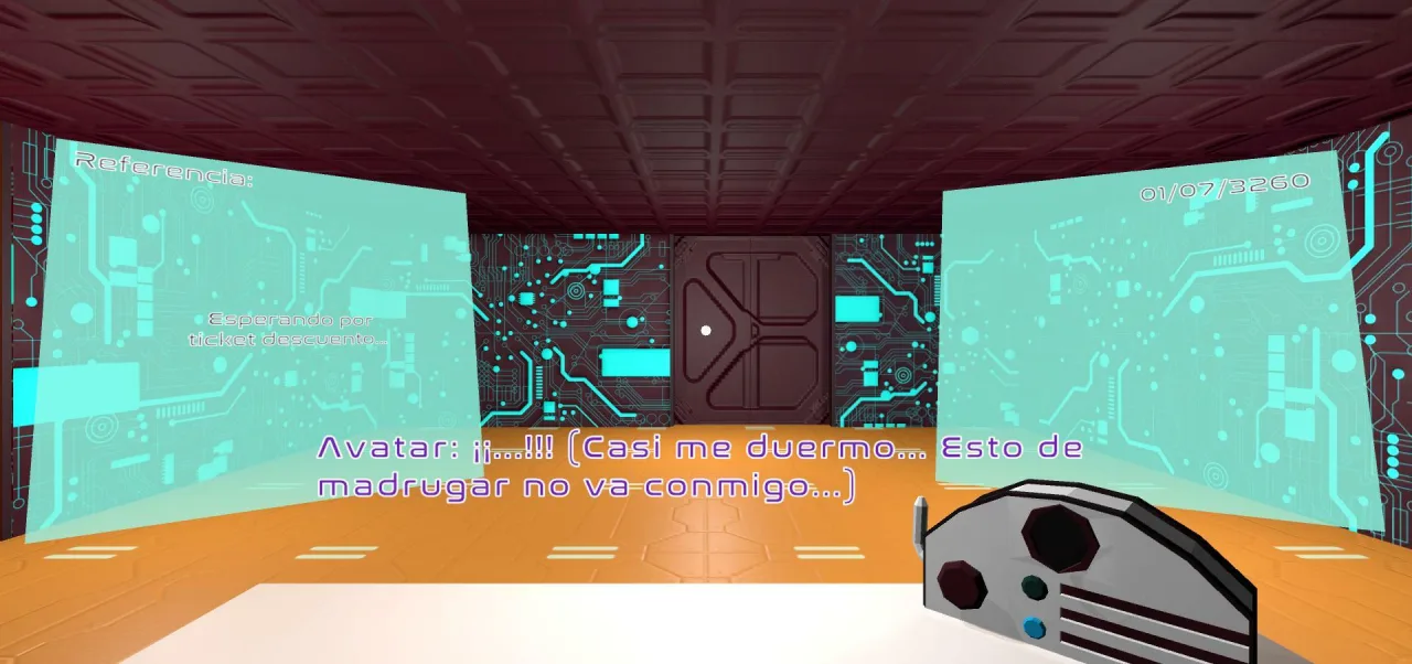 Cena do jogo Proton
