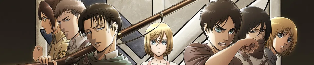 Cena do anime Attack on Titan