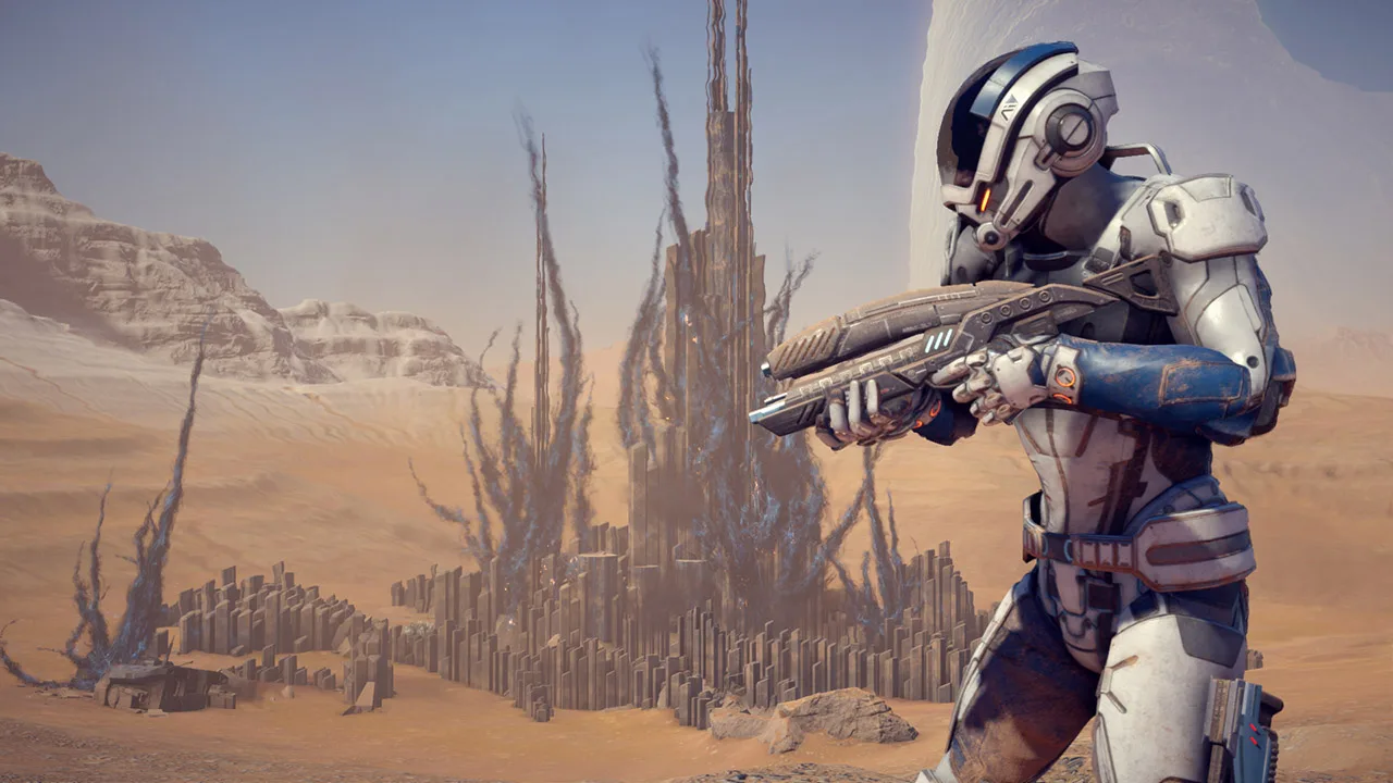 Cena do jogo Mass Effect