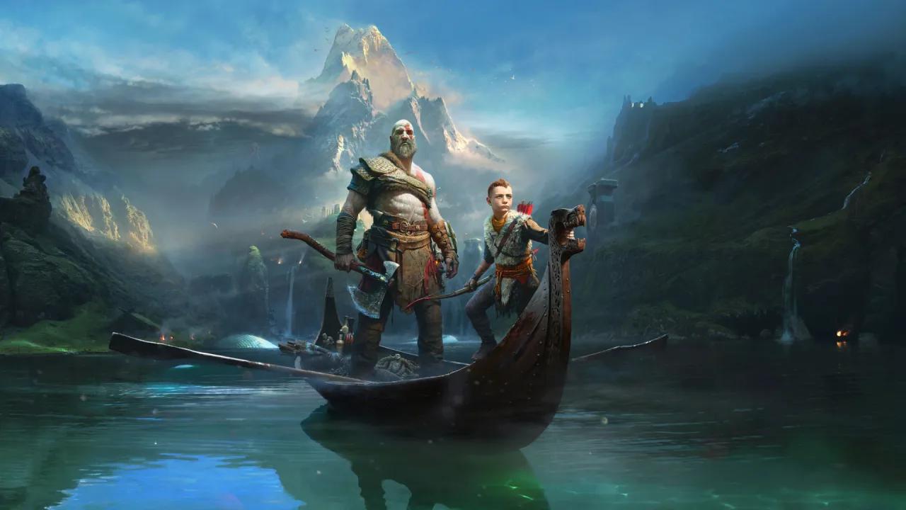 Cena do jogo God of War (2018)