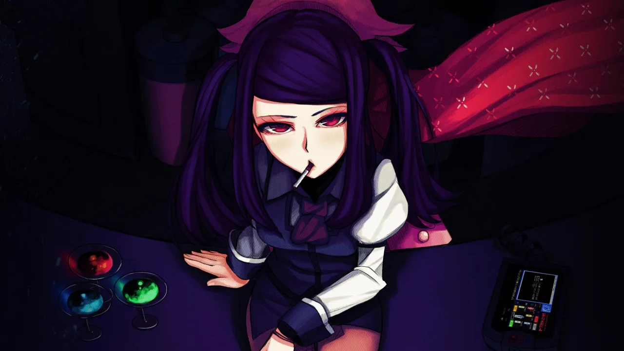 Cena do jogo VA-11 Hall-A