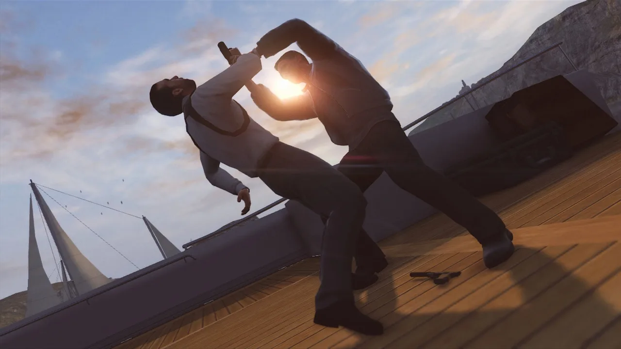 Cena do jogo James Bond