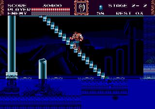 Cena do jogo Castlevania