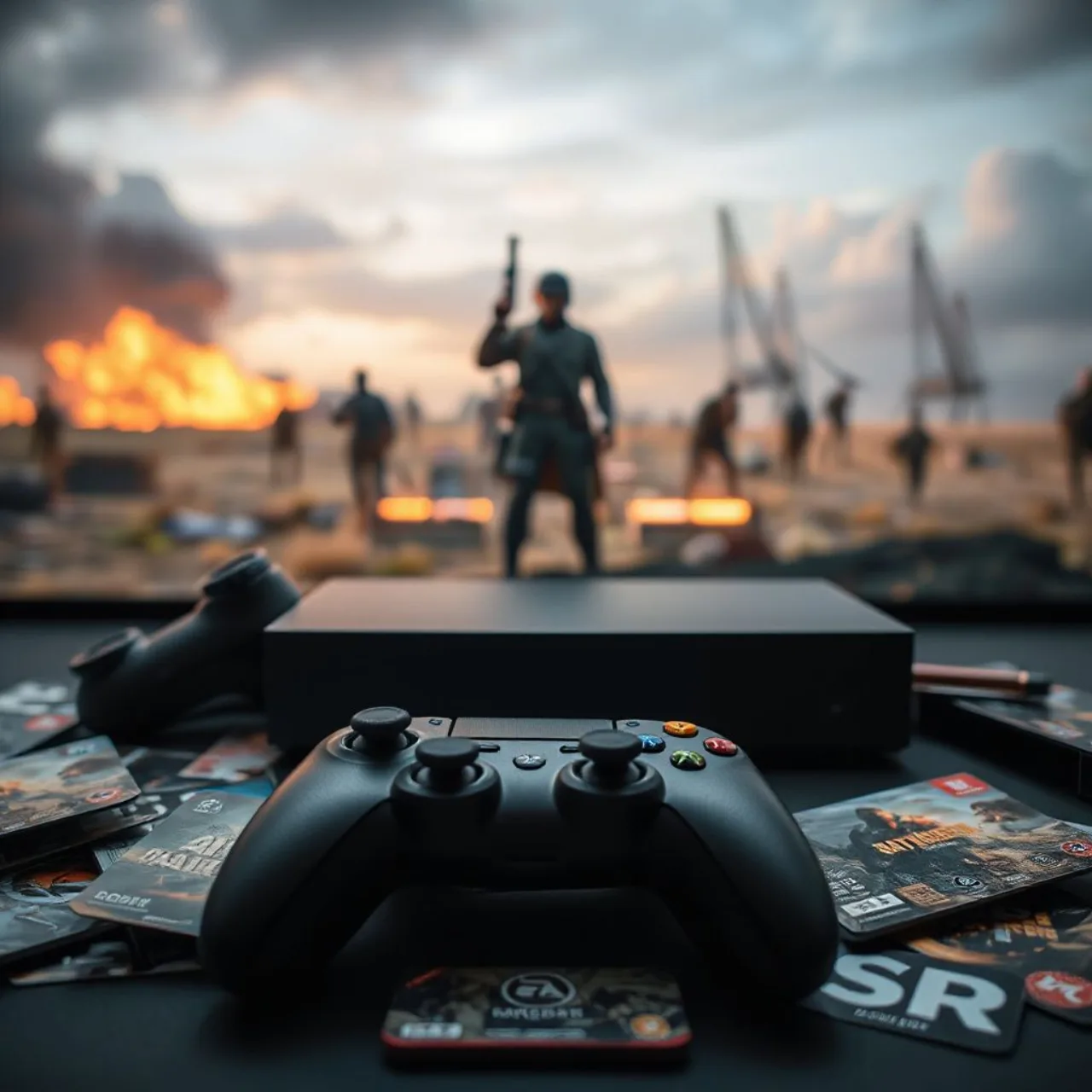 Logotipo do Xbox Game Pass ao lado das capas de Battlefield 6, Halo Infinite e outros nove títulos, sobre fundo escuro