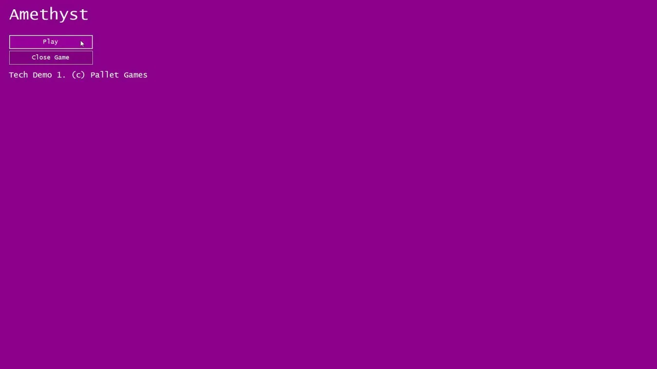 Cena do jogo Project Amethyst