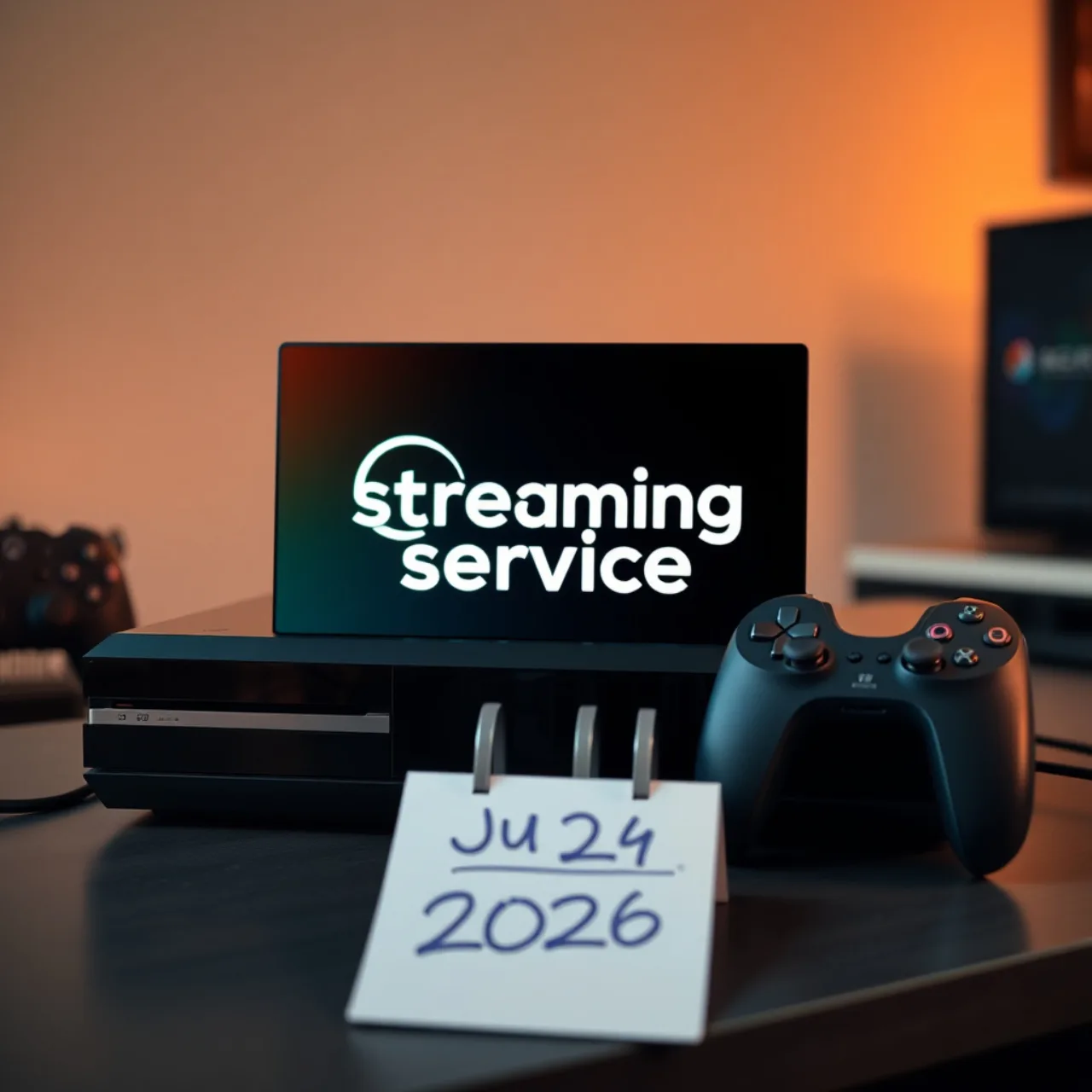 Jovem sentado no sofá, segurando controle Xbox, ao lado de halteres e garrafa de água