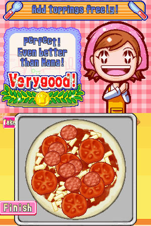 Cena do jogo Cooking Mama