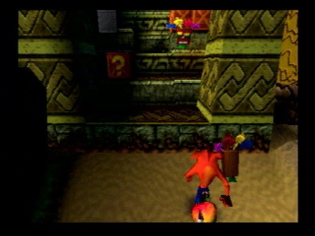 Cena do jogo Crash Bandicoot