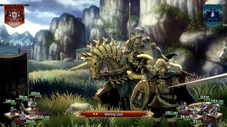Cena do jogo Unicorn Overlord