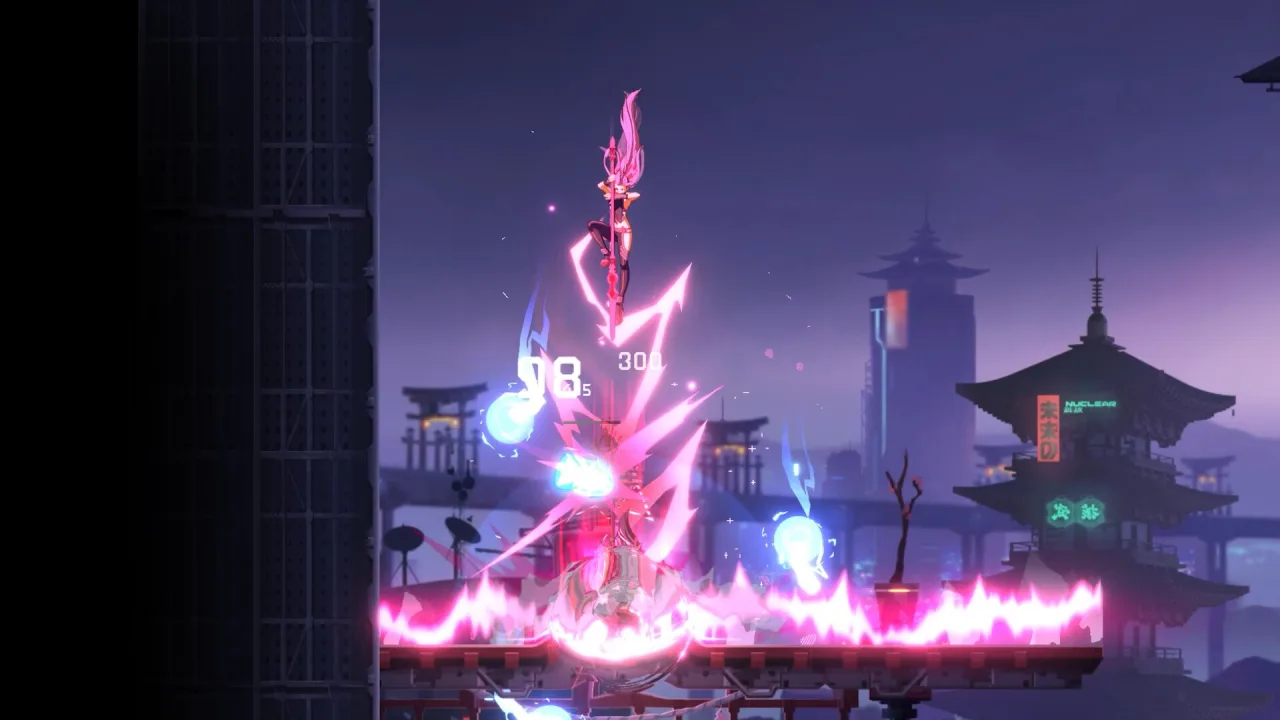 Cena do jogo BlazBlue Entropy Effect X
