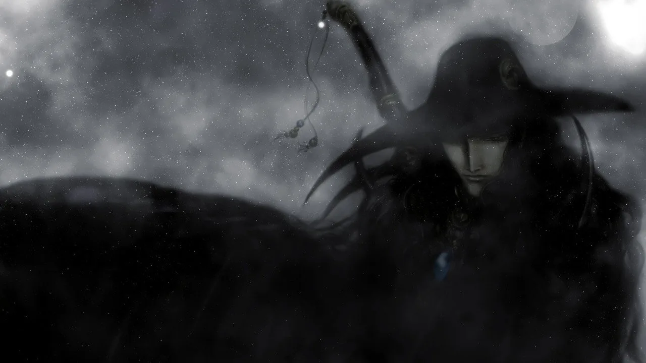 Atleta pratica burpee usando camiseta de Vampire Hunter D enquanto pôster de 5 cm/seg fica na parede