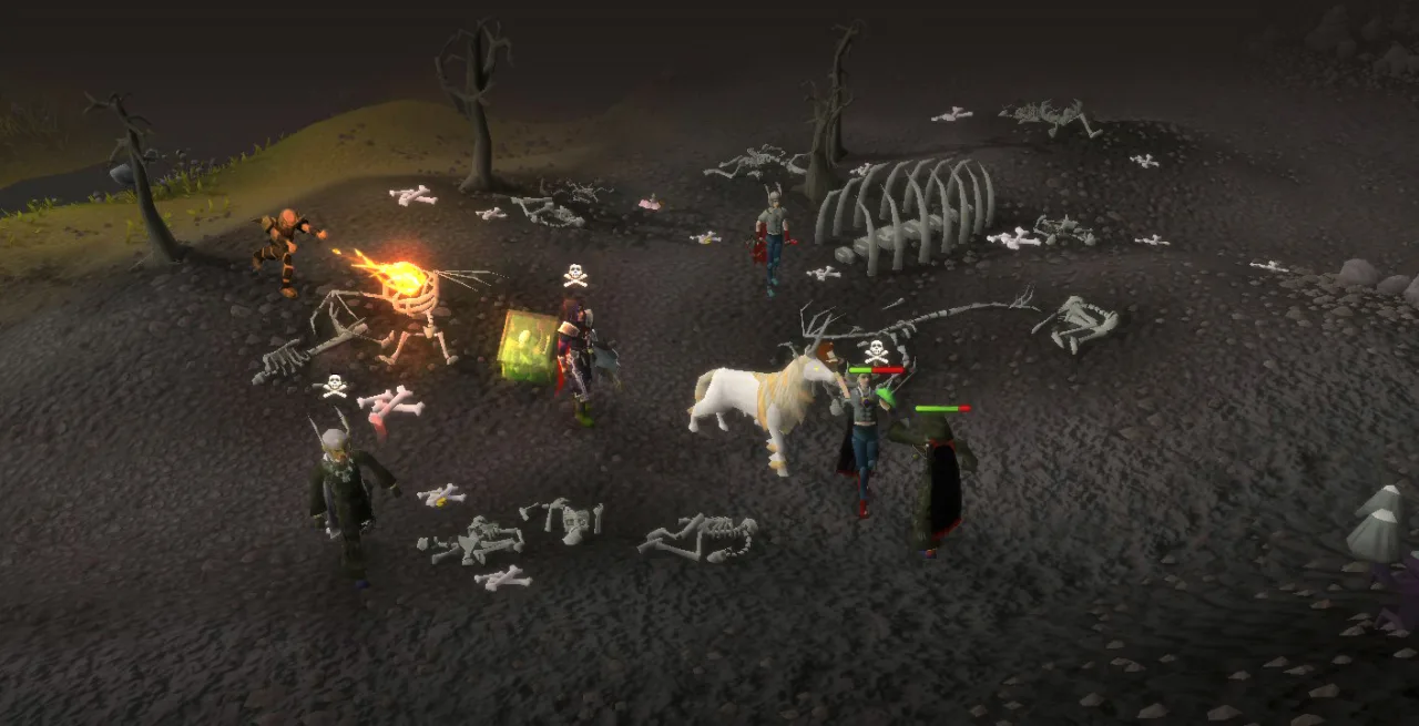 Cena do jogo RuneScape