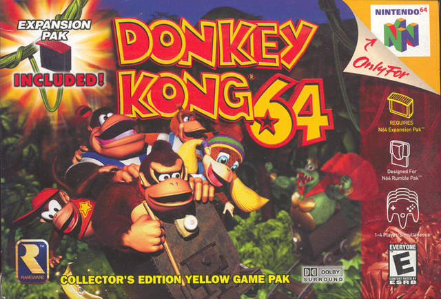 Controle de Switch ao lado de uma banana e um copo de suco detox, remetendo ao universo de Donkey Kong