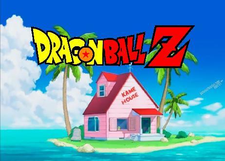 Pessoas jogando um tabuleiro de Dragon Ball Z sobre uma mesa, cercadas por miniaturas detalhadas dos personagens
