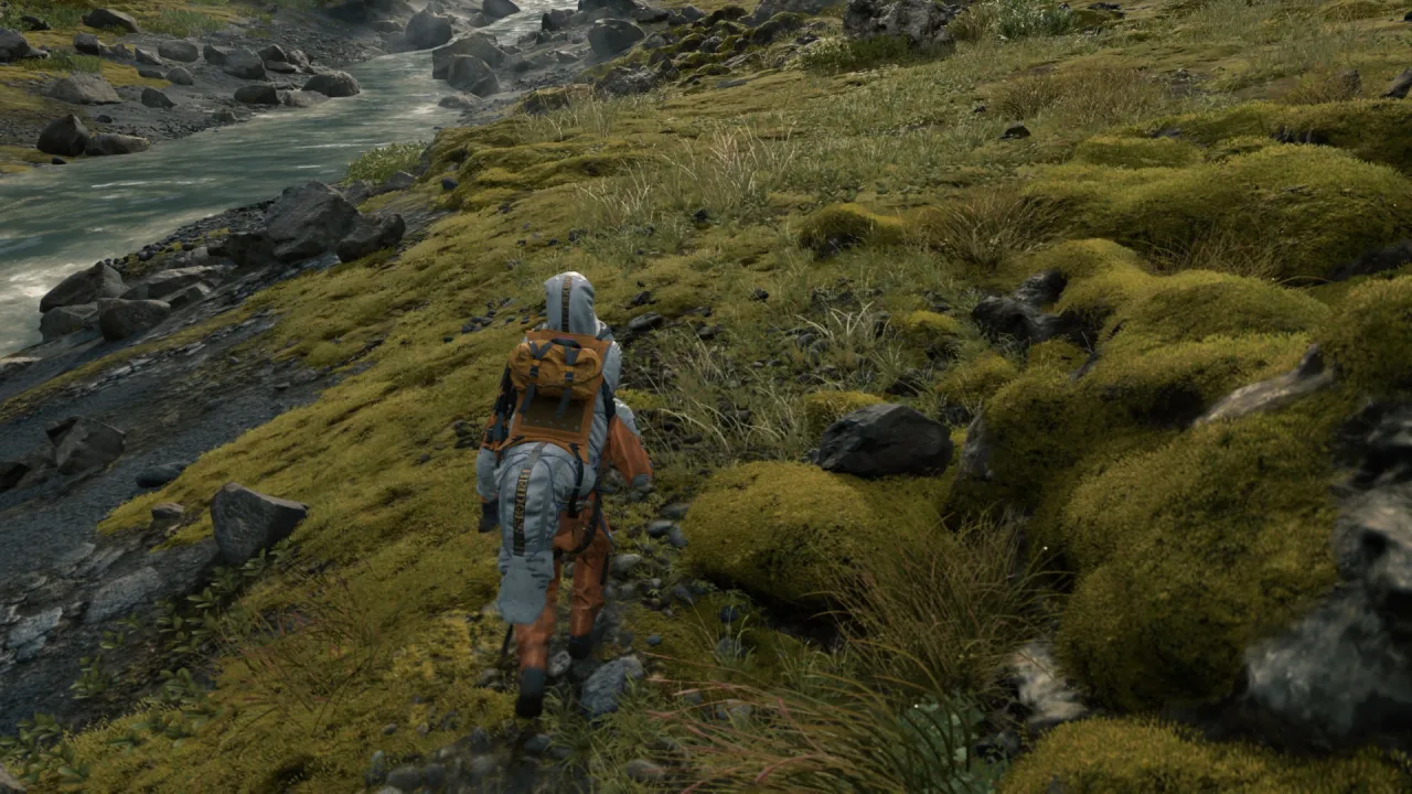 Cena do jogo Death Stranding