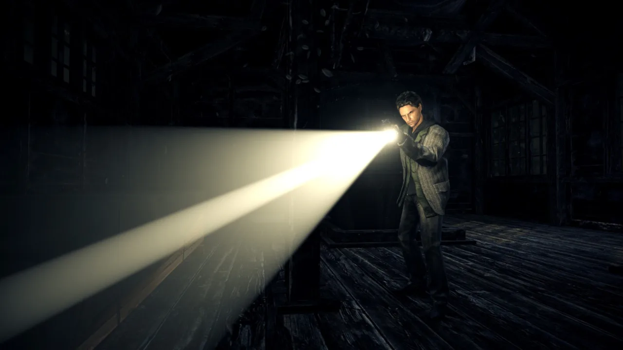 Cena do jogo Alan Wake