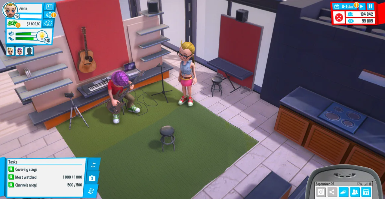 Cena do jogo YouTube