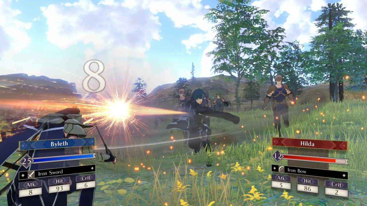 Cena do jogo Fire Emblem: Three Houses