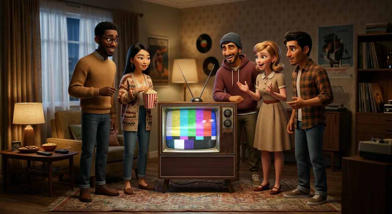 Personagens de Teen Titans, Sym‑Bionic Titan, Billy & Mandy e Kids Next Door reunidos ao lado do logo da Cartoon Network
