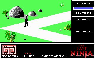 Cena do jogo The Last Ninja