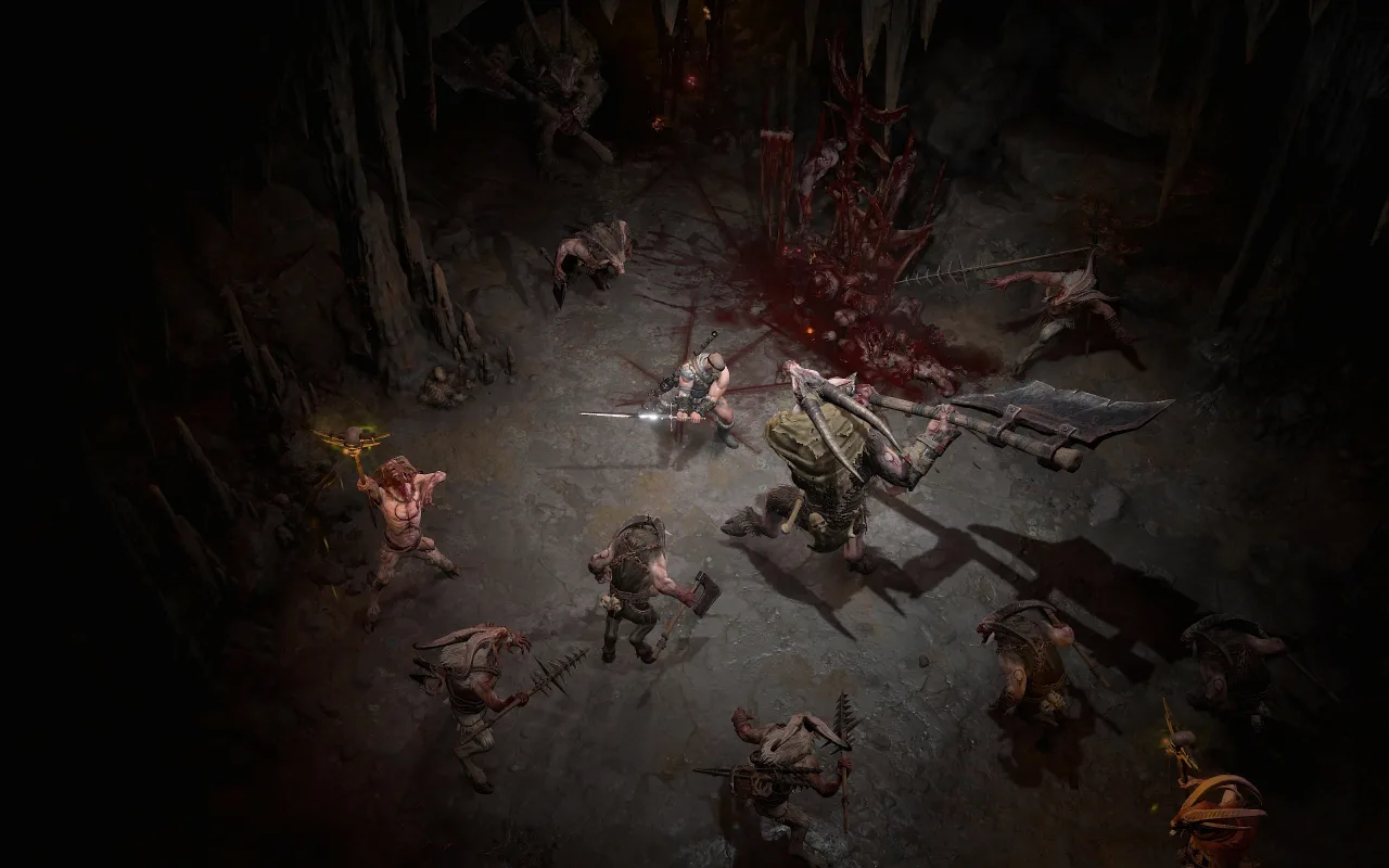 Cena do jogo Diablo IV