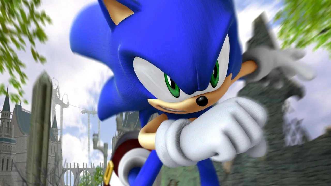 Cena do jogo Sonic the Hedgehog