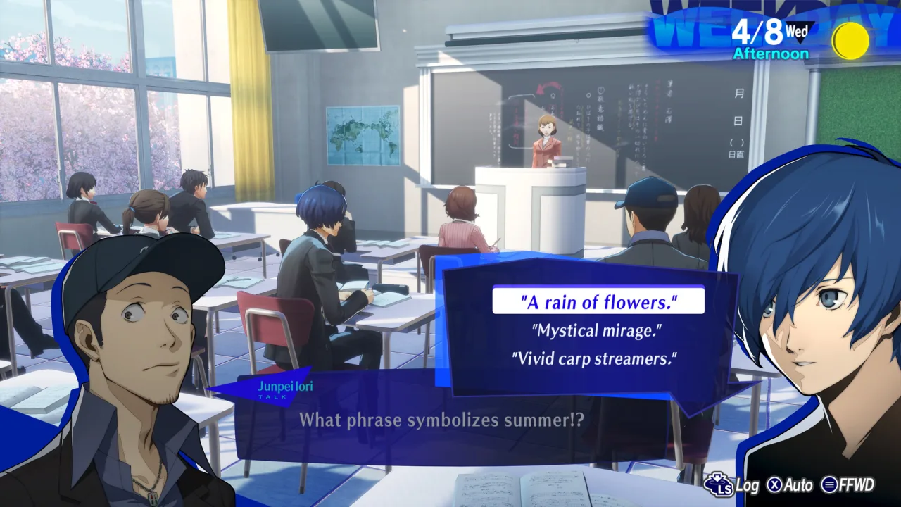 Cena do jogo Persona 3 Reload