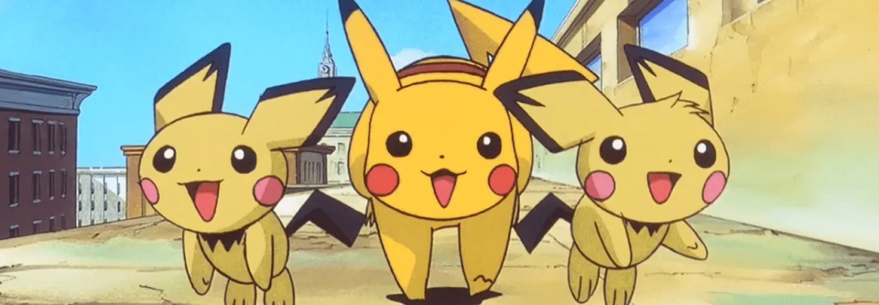 Caixa de donuts temáticos Pikachu/Jigglypuff sobre bancada de cozinha ao lado de shake proteico e halteres