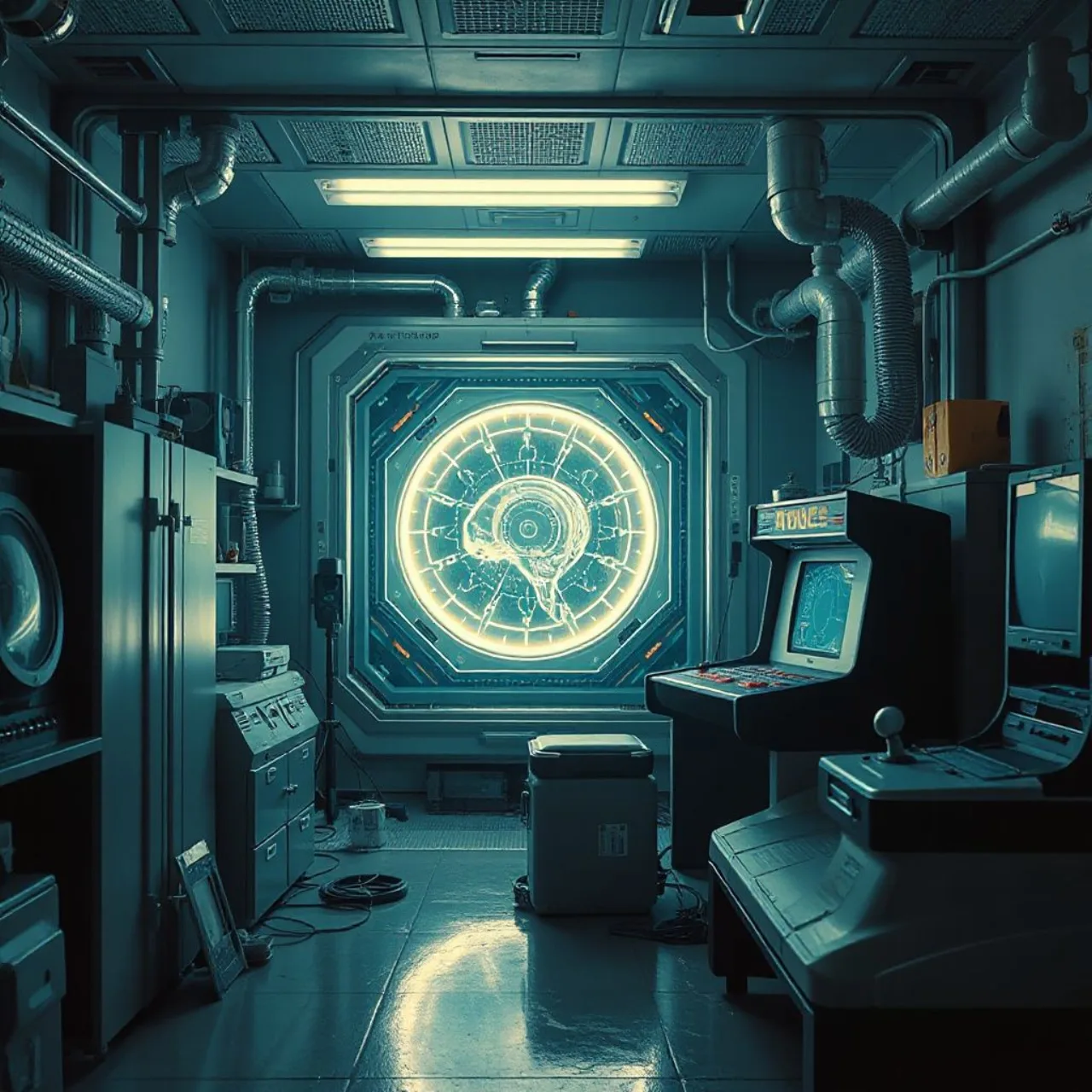Logo da Ubisoft ao lado de um cérebro digital azul com a palavra “Motherbrain” em destaque