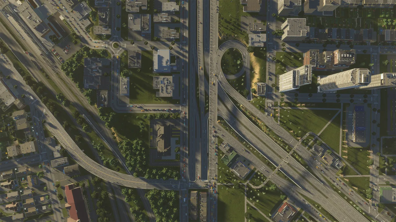 Cena do jogo Cities: Skylines 2