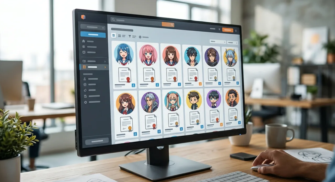 Logotipos da AniBiz, TBS, Toei Animation e TV Tokyo alinhados, simbolizando o investimento de US$ 6 mi