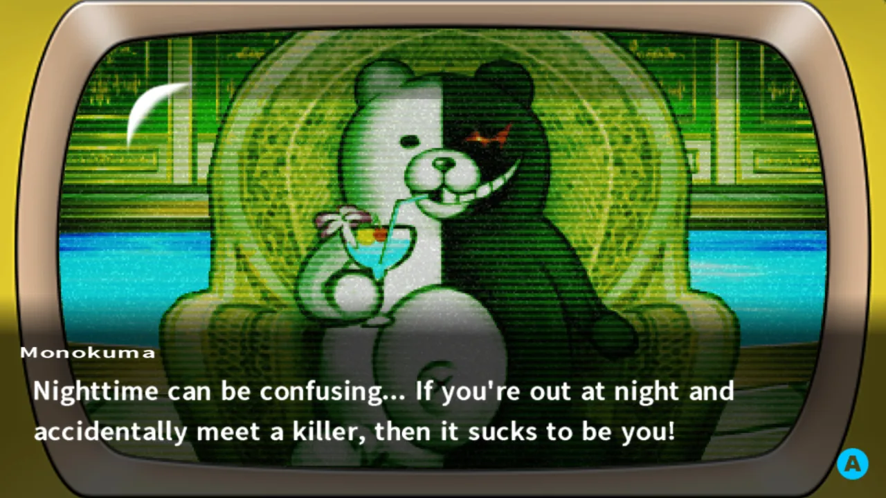 Cena do jogo Danganronpa 2×2