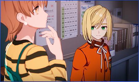 Cena do jogo Fate/Extra Record