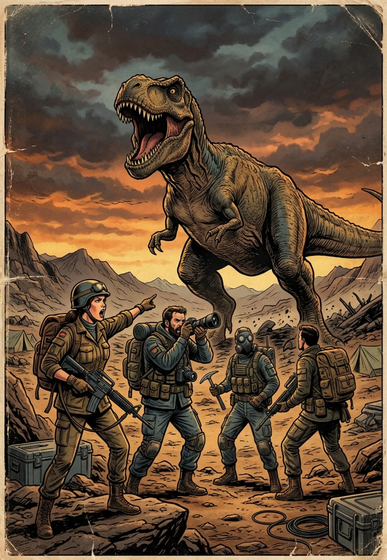Capa de The Brave and the Bold #25 (1959) mostrando Rick Flag Jr. ao lado dos primeiros membros do Suicide Squad