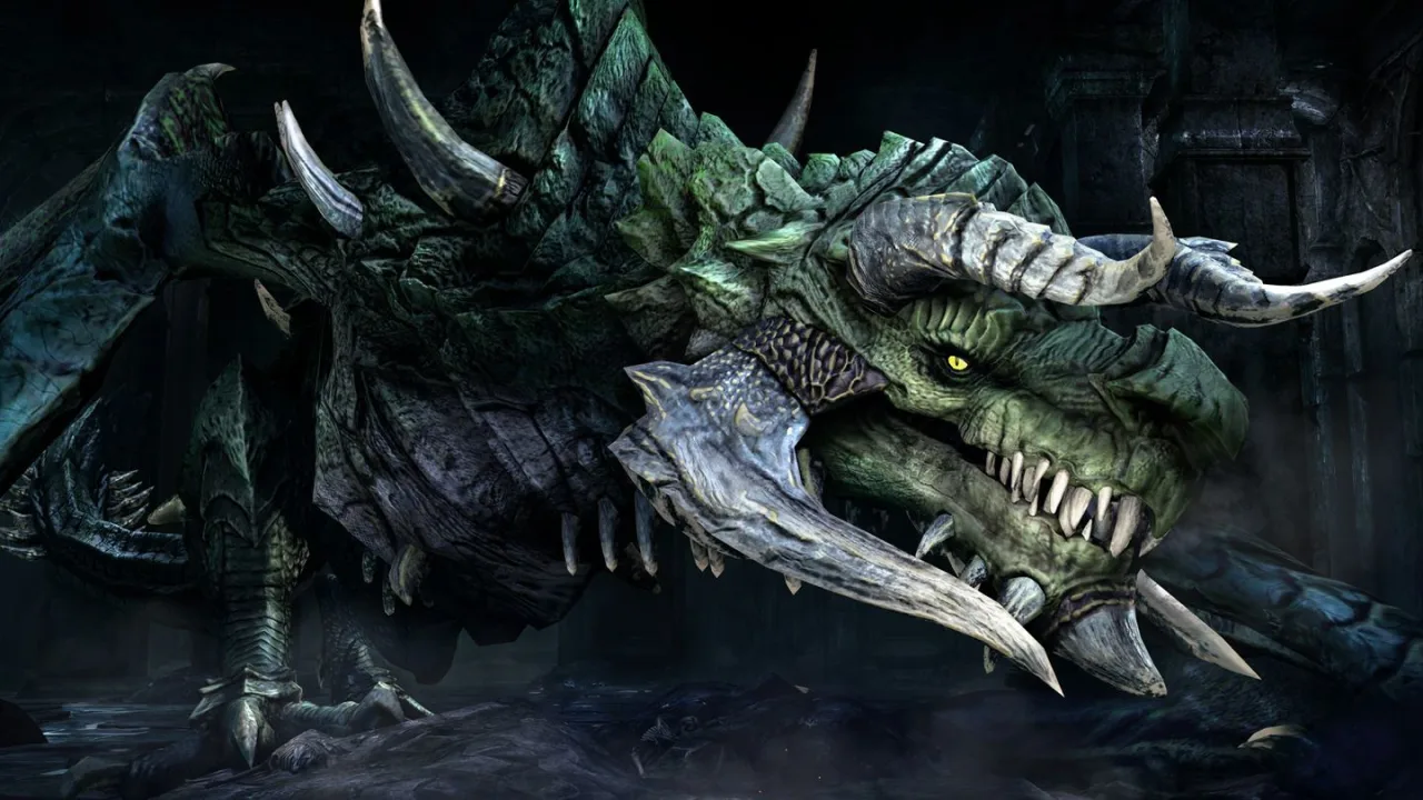 Um jogador em cadeira gamer, com headset, segurando halteres e observando a tela do Elder Scrolls Online