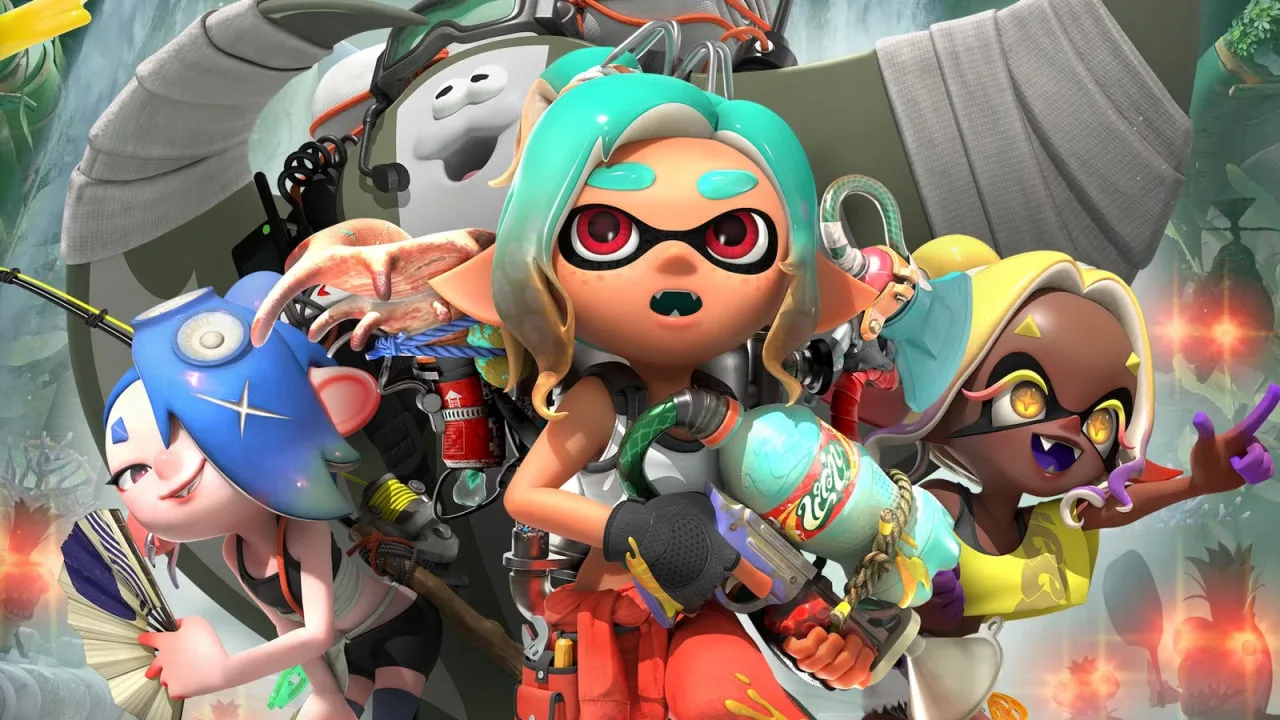 Cena do jogo Splatoon Raiders