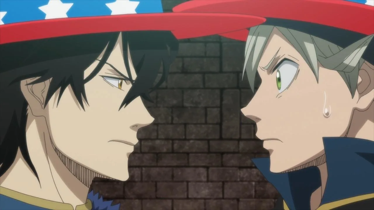 Cena do anime Magic Knights