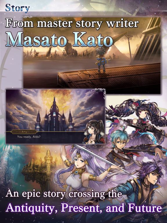 Cena do jogo Another Eden Begins