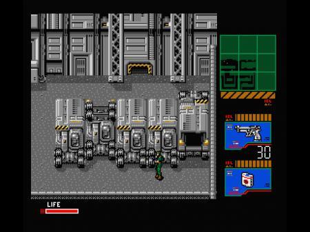 Cena do jogo Solid Snake