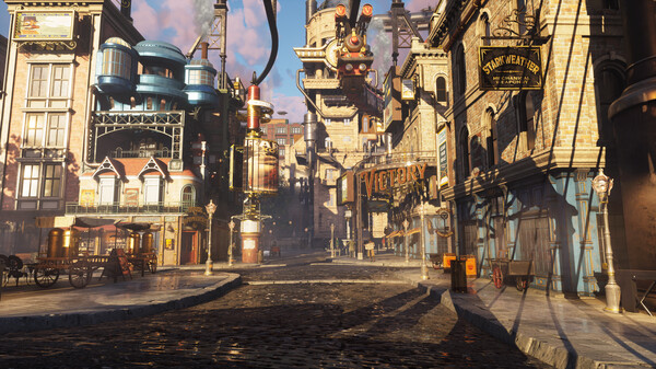 Cena do jogo Clockwork Revolution