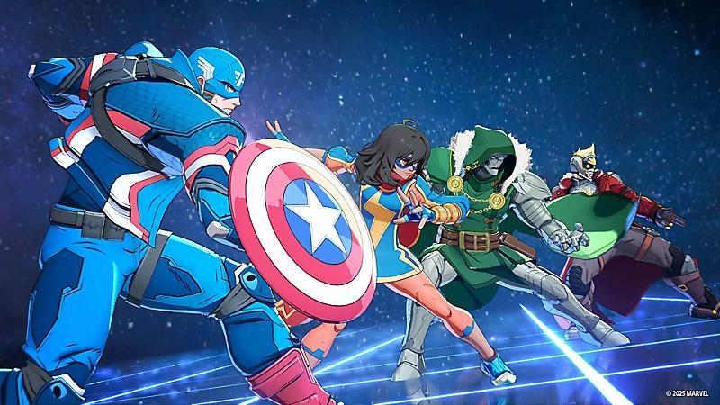 Cena do jogo Marvel Tokon Fighting Souls