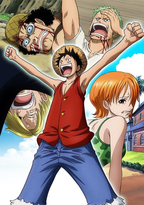 Jovem vestindo camiseta de Luffy faz agachamento com barra enquanto segura um copo de água e um mangá aberto