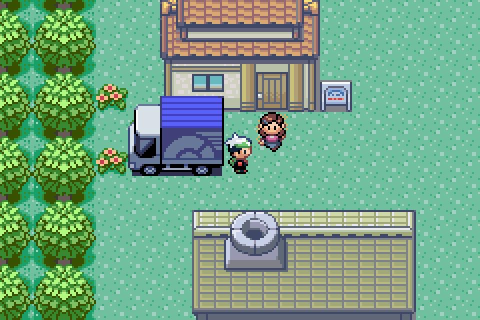 Cena do jogo Pokemon Emerald